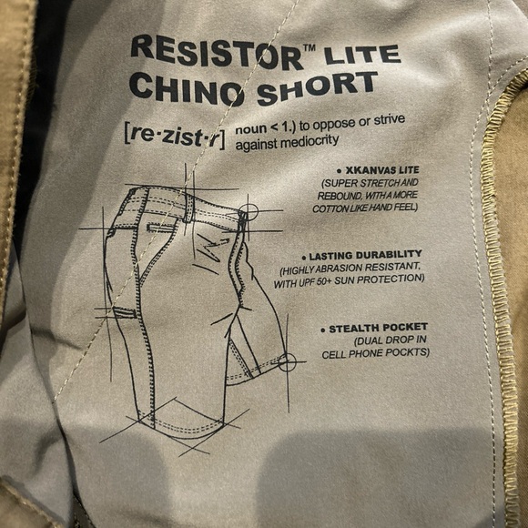 Kuhl Resistor Lite Chino Short Men's Size 32 Khaki Tan Activewear Hiking Gorp - Picture 4 of 5